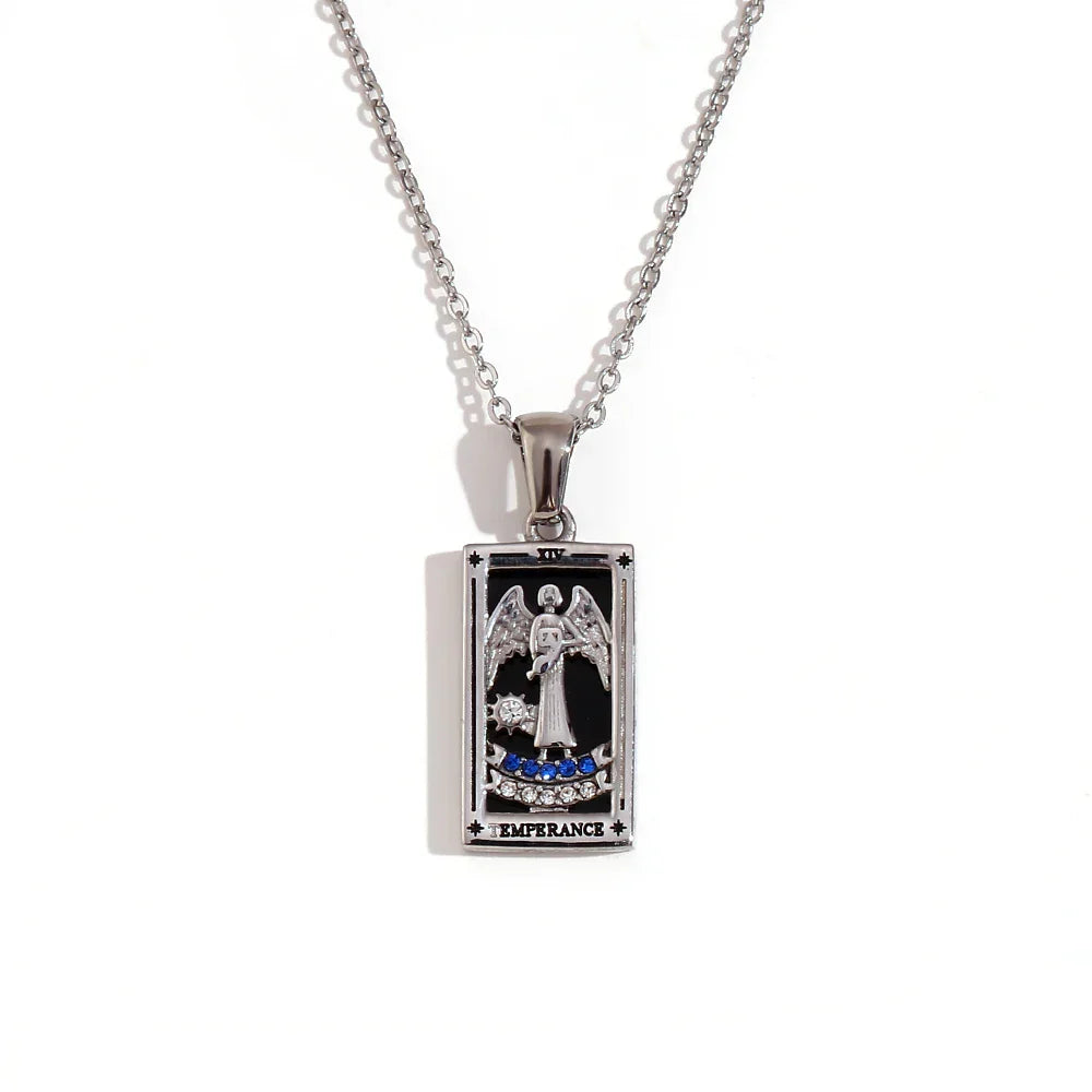Collection of Necklaces Tarot (Plateado) | Luvesina