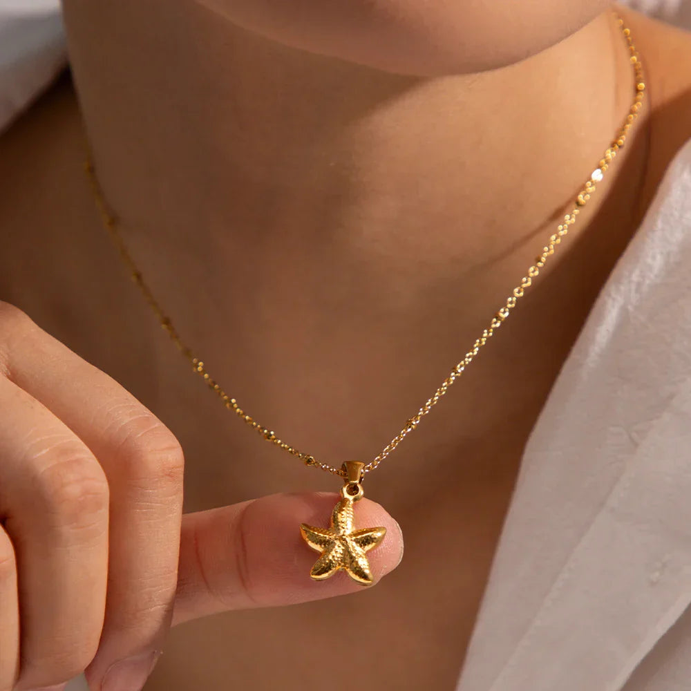 Star of Mar Necklace (18K Gold Plated) | Luvesina