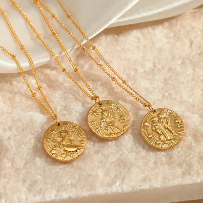 Del Zodíaco with Símbolos of the Constelaciones Necklace | Luvesina