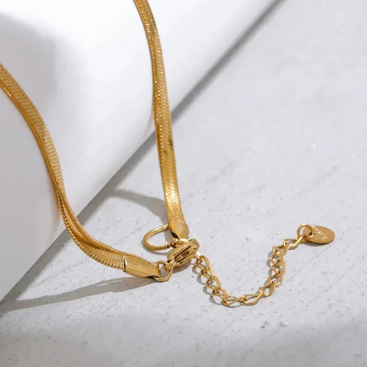 Mixto Goccia Necklace (18K Gold Plated) | Luvesina