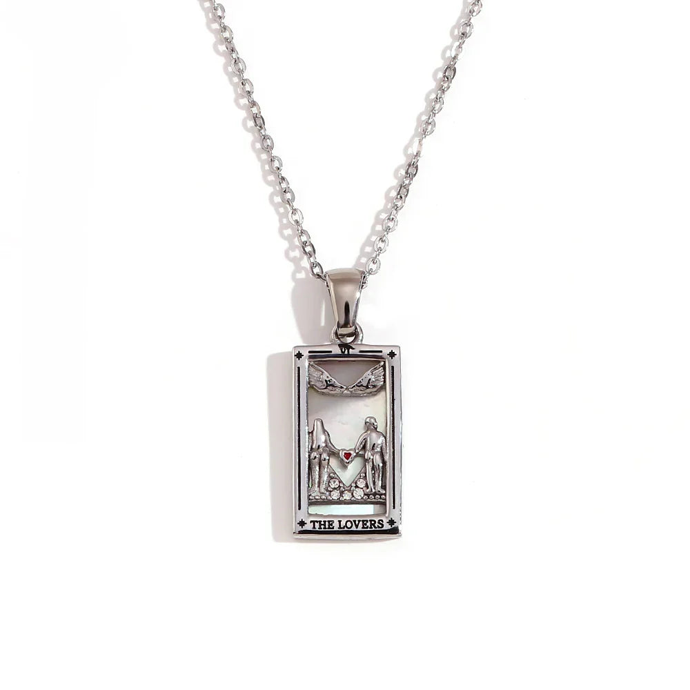 Collection of Necklaces Tarot (Plateado) | Luvesina