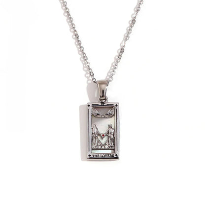 Collection of Necklaces Tarot (Plateado) | Luvesina