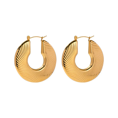 Aro Milazzo Plana Earring (18K Gold Plated) | Luvesina