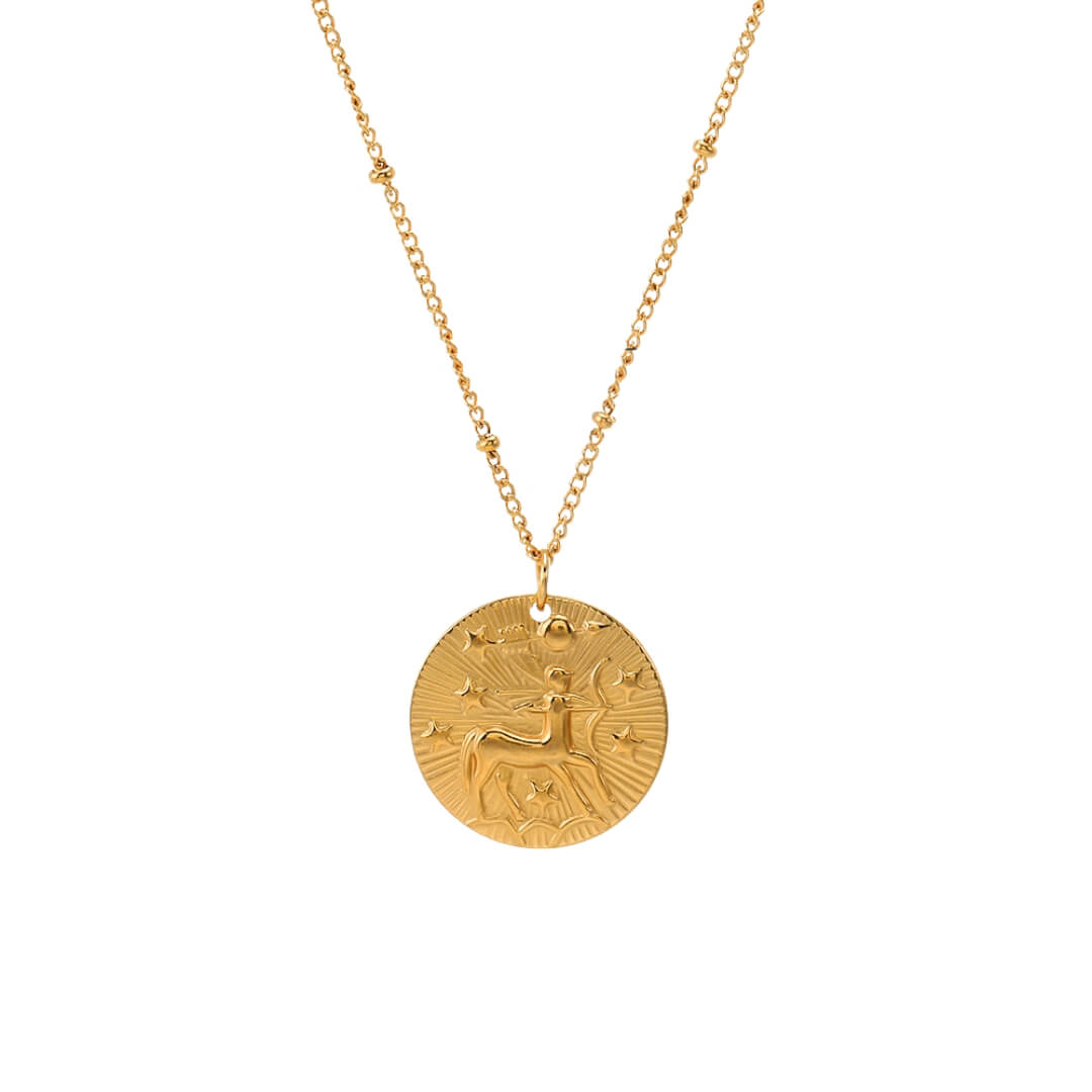 Del Zodíaco with Símbolos of the Constelaciones Necklace | Luvesina