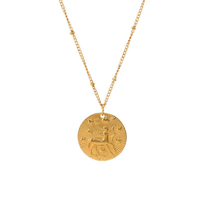 Del Zodíaco with Símbolos of the Constelaciones Necklace | Luvesina