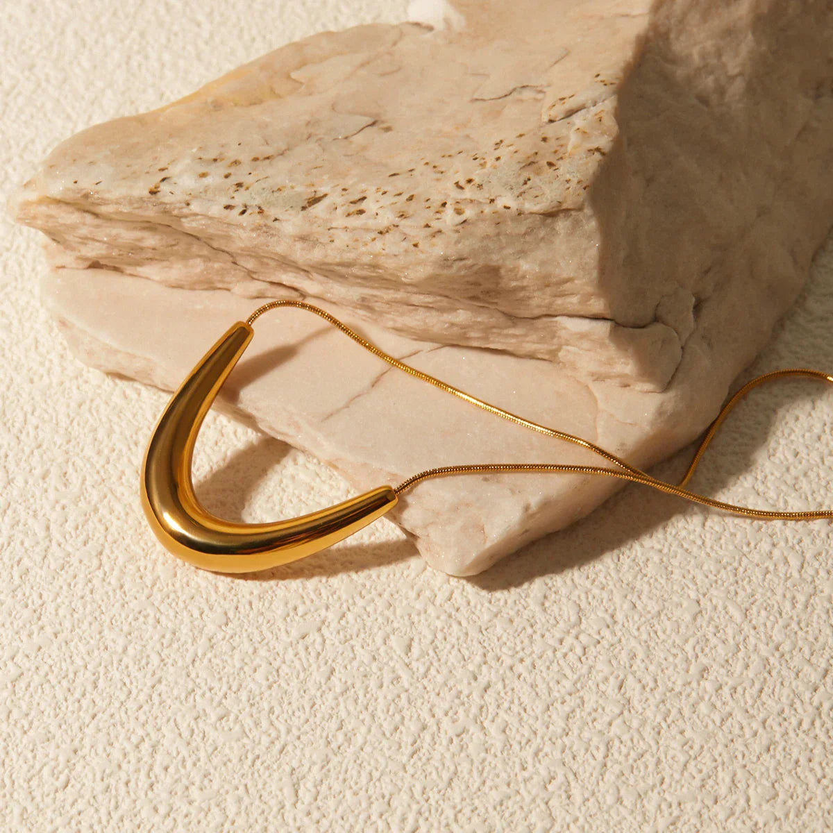 Smile Choker Cola of Ratón Necklace (18K Gold Plated) | Luvesina