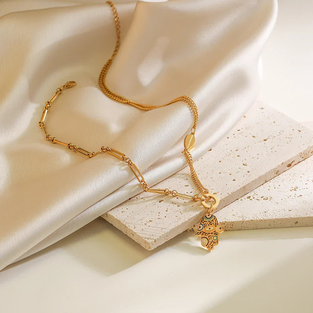 Hand of Fatima Necklace | Luvesina