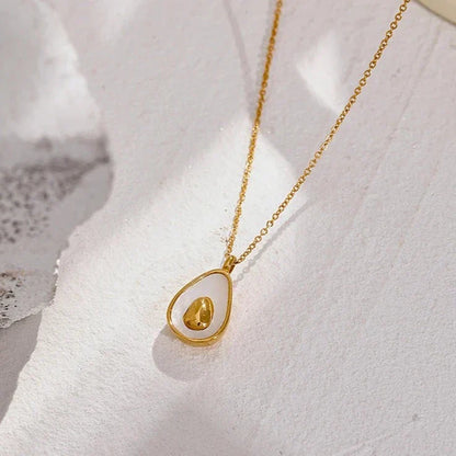 Aguacate Necklace (18K Gold Plated) | Luvesina