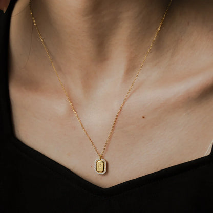 12 Signos del Zodíaco Zirconia Necklace (18K Gold Plated) | Luvesina