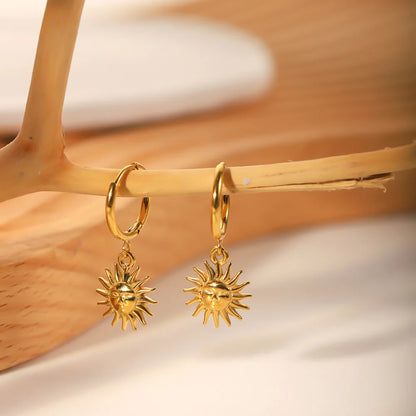 Sun of Mayo Earrings (18K Gold Plated) | Luvesina