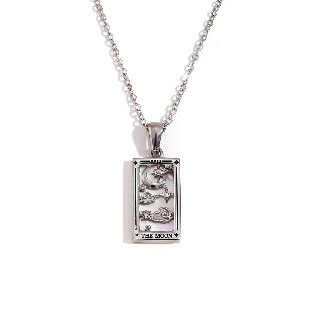 Collection of Necklaces Tarot (Plateado) | Luvesina