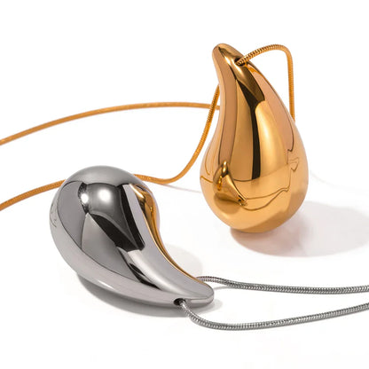Drop Hailey Necklace (18K Gold Plated) | Luvesina