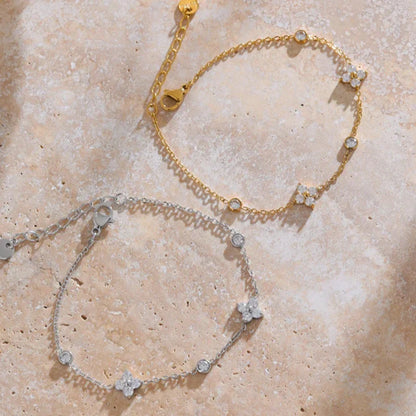 Constelación with Zirconia Bracelet (Gold Plated) | Luvesina