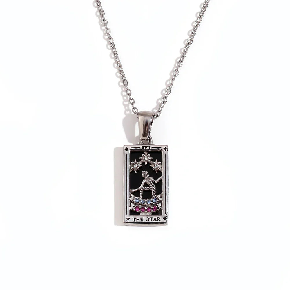 Collection of Necklaces Tarot (Plateado) | Luvesina