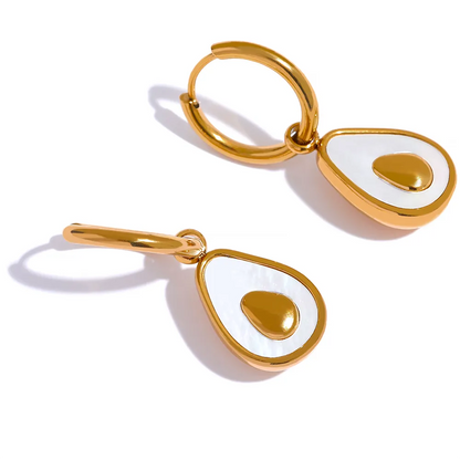 Aro Aguacate Earring (18K Gold Plated) | Luvesina