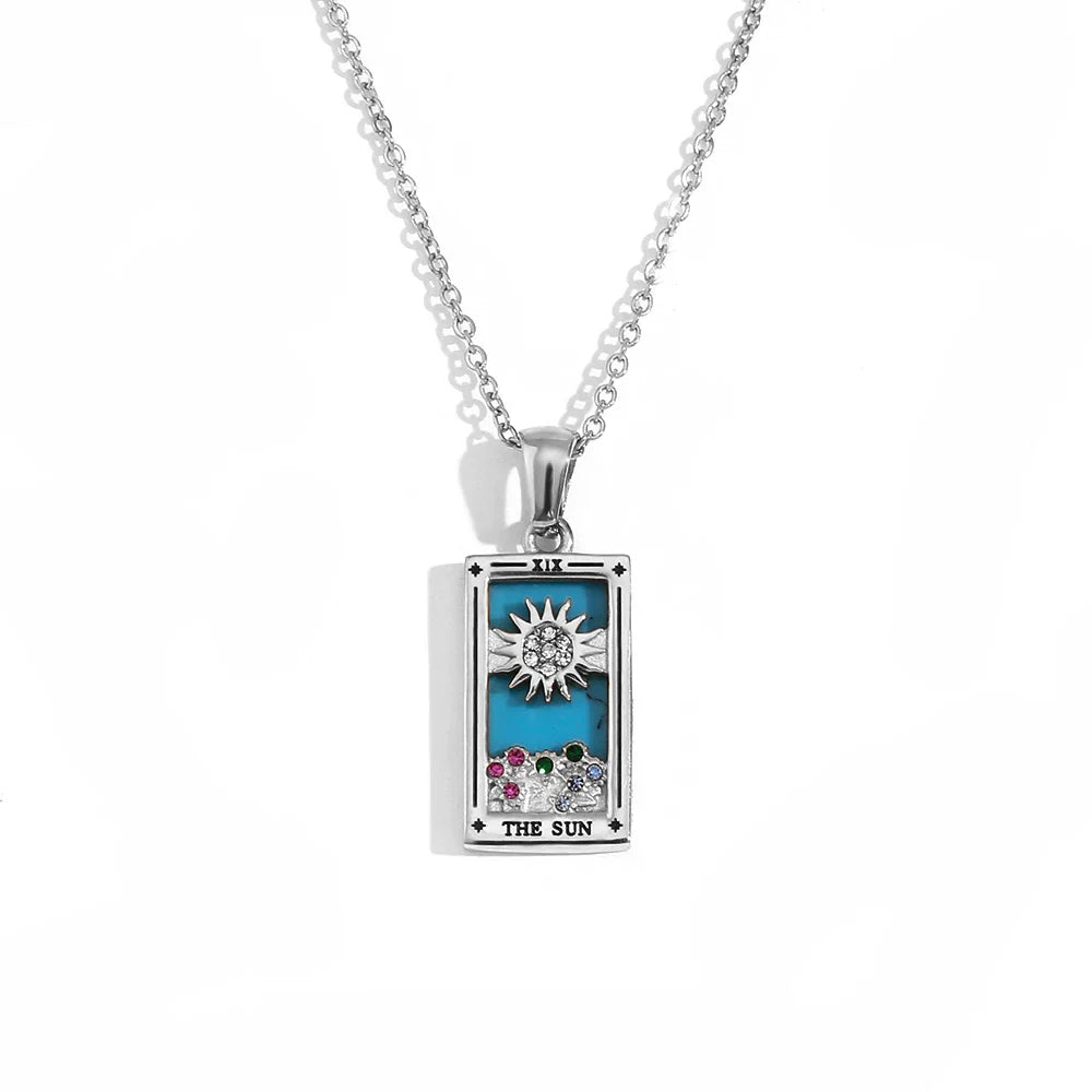 Collection of Necklaces Tarot (Plateado) | Luvesina