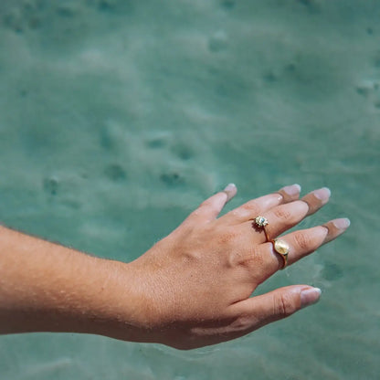 Sun Radiant Minimalist Ring (Gold Plated) | Luvesina
