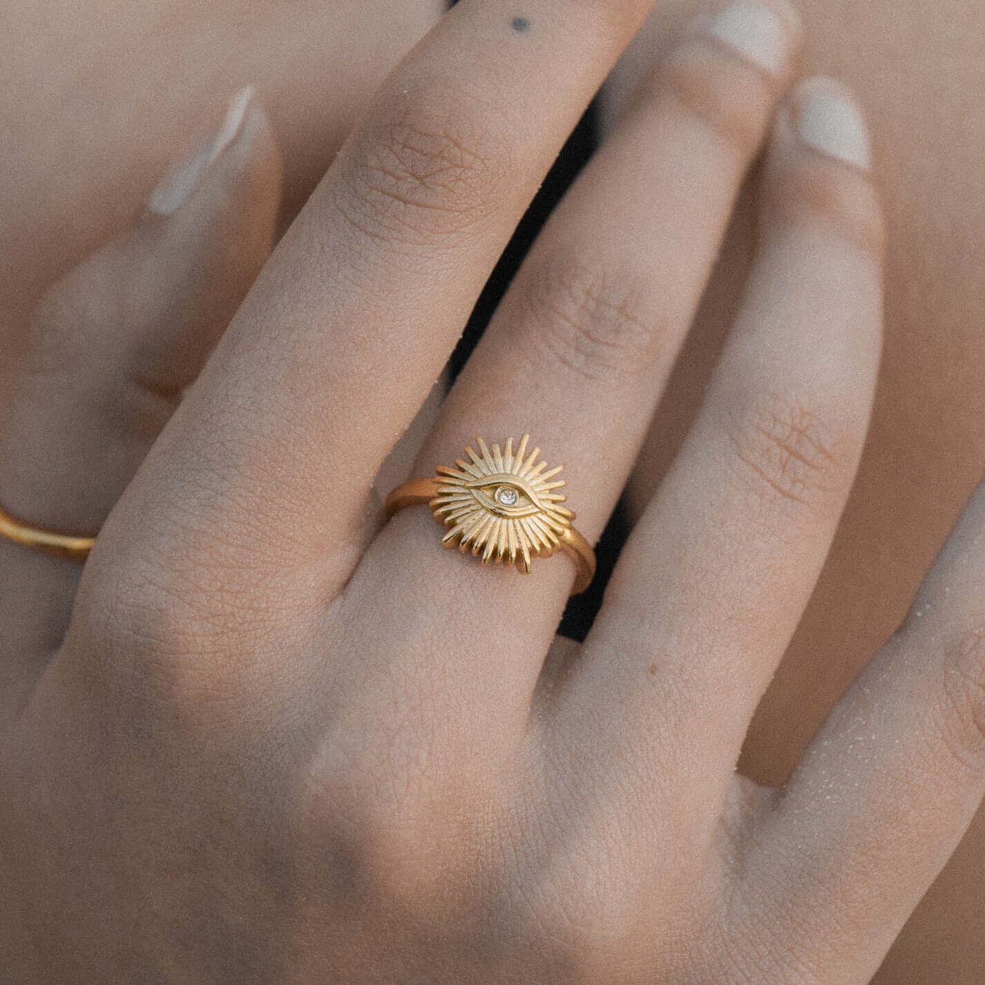 Occhio Ring (18K Gold Plated) | Luvesina