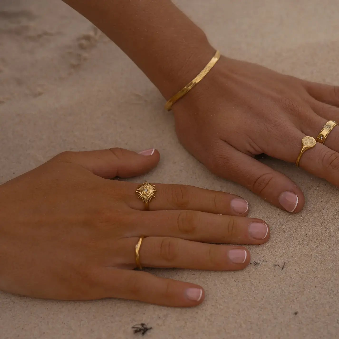Occhio Ring (18K Gold Plated) | Luvesina
