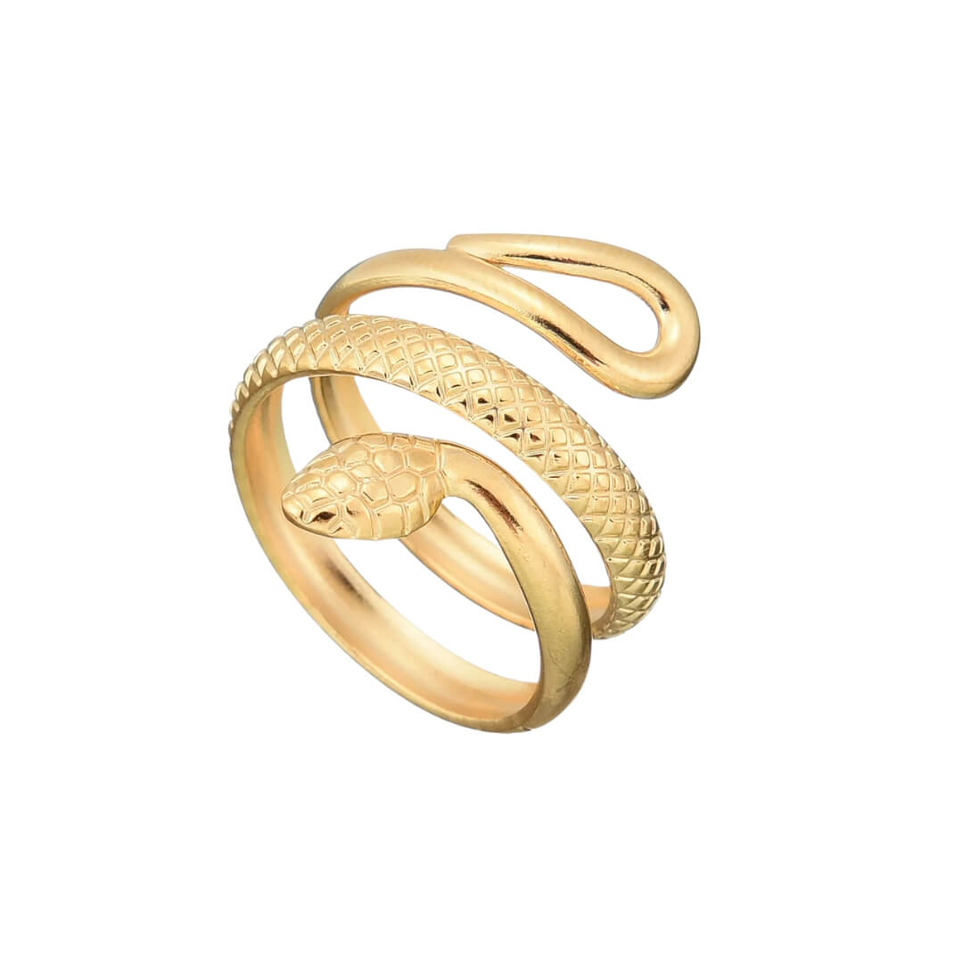 Serpent Ring (Gold Plated) | Luvesina