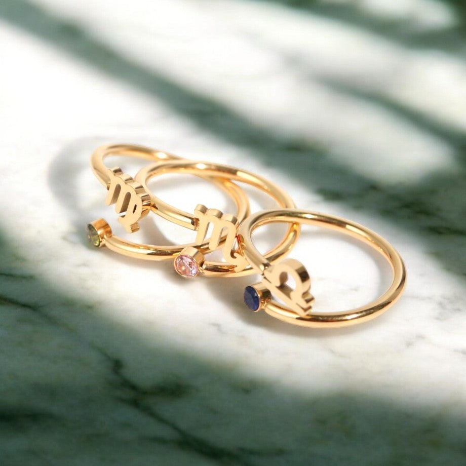 Zodíaco Ring (18K Gold Plated) | Luvesina