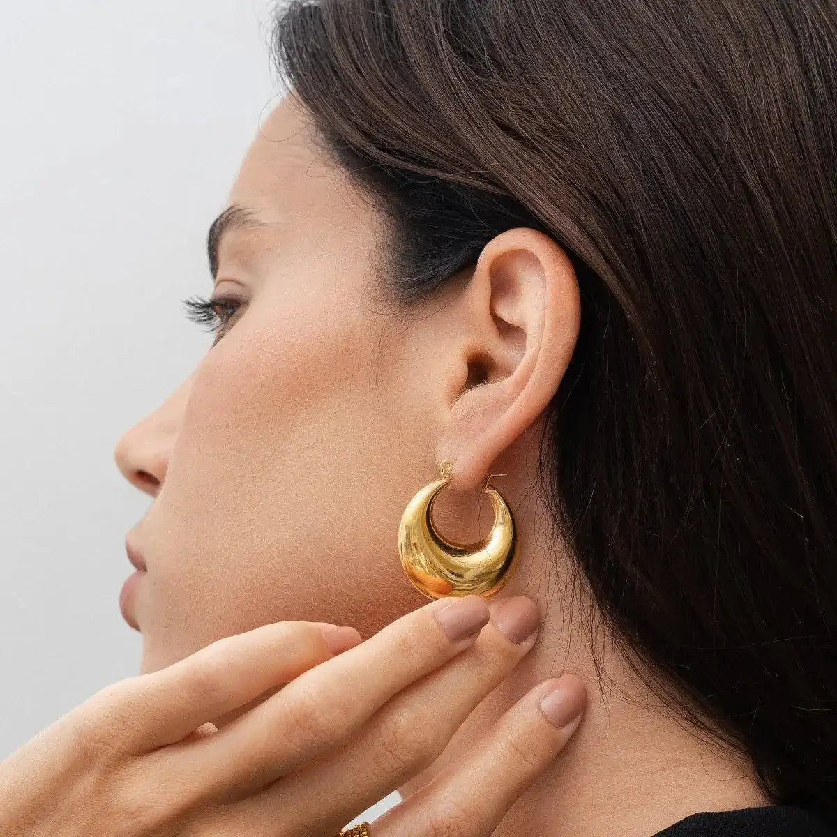 Aro Bold Nolita Earring (18K Gold Plated) | Luvesina