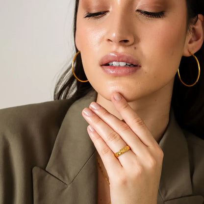 Aro Classic Earring (Gold Plated) | Luvesina