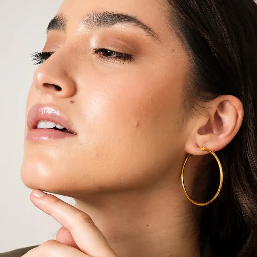 Aro Classic Earring (Gold Plated) | Luvesina