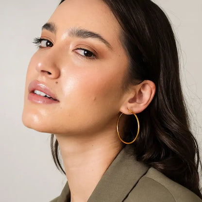 Aro Classic Earring (Gold Plated) | Luvesina
