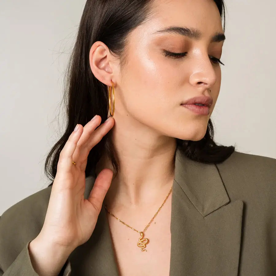 Aro Classic Earring (Gold Plated) | Luvesina
