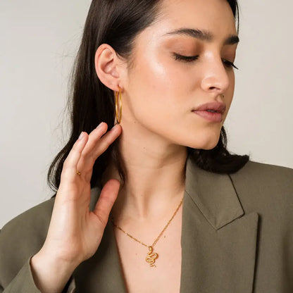 Aro Classic Earring (Gold Plated) | Luvesina