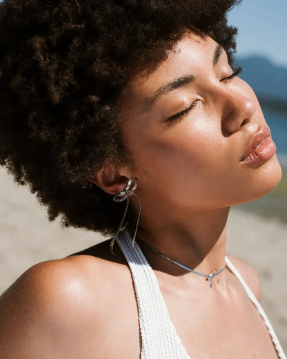 Bow Céline Earring (Gold Plated) | Luvesina