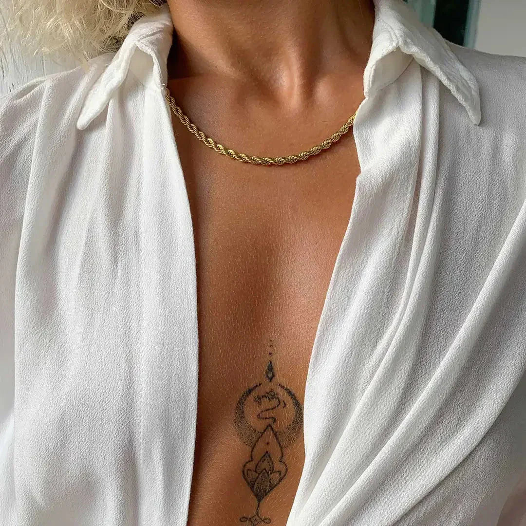 Cuerda Necklace (Gold Plated) | Luvesina