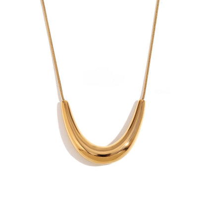 Smile Choker Cola of Ratón Necklace (18K Gold Plated) | Luvesina