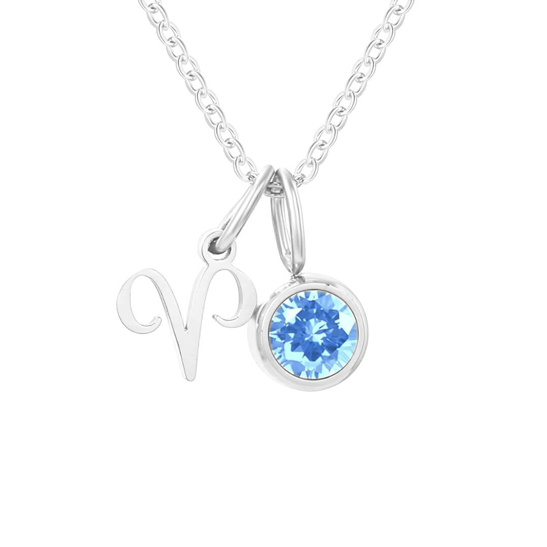Signos with Stones of Nacimiento Necklace (18K Gold Plated) | Luvesina