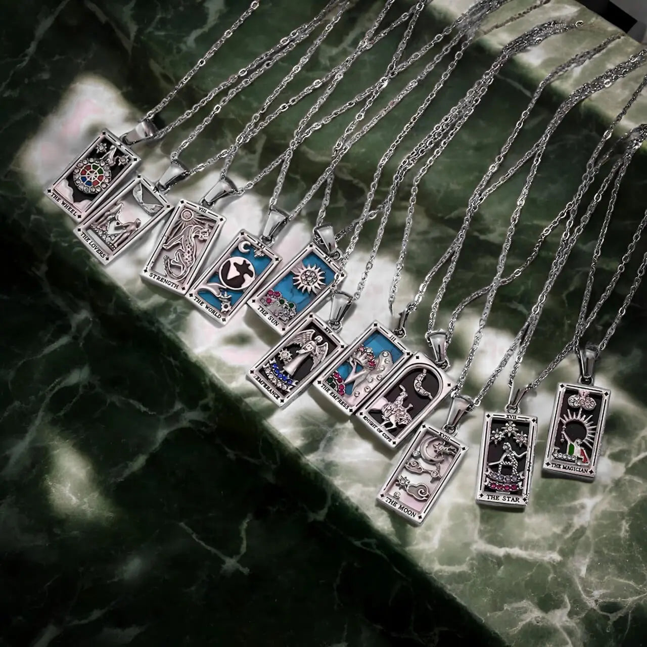 Collection of Necklaces Tarot (Plateado) | Luvesina