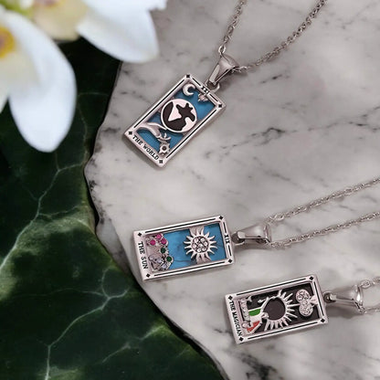 Collection of Necklaces Tarot (Plateado) | Luvesina