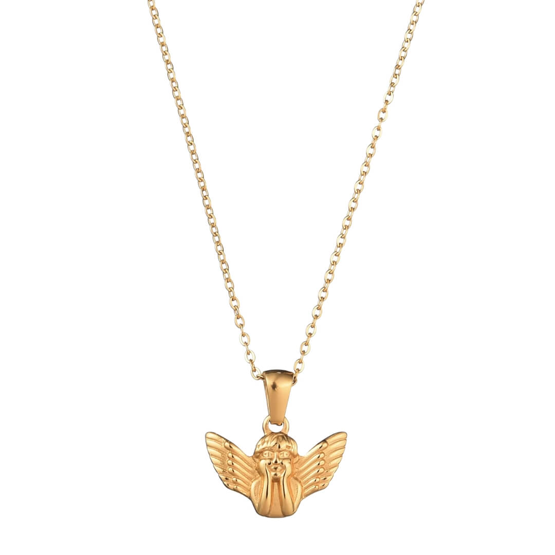 Ángel Gabriel Necklace (Gold Plated) | Luvesina