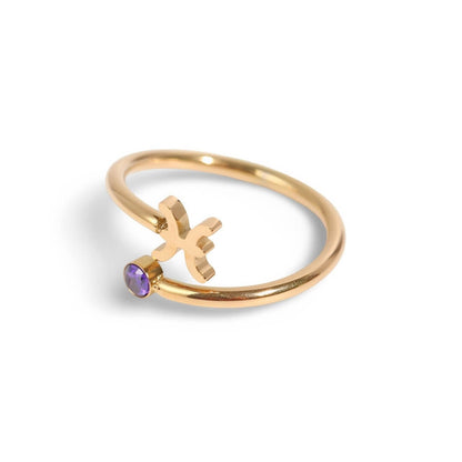 Zodíaco Ring (18K Gold Plated) | Luvesina