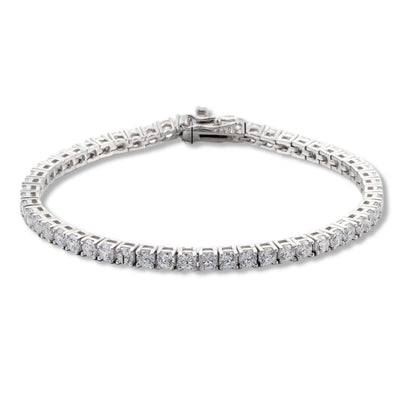 Riviera Luxury Zirconia Bracelet (Sterling Silver 925) | Luvesina
