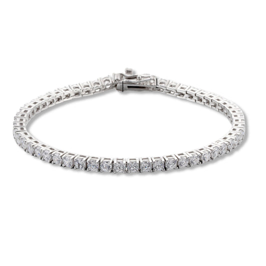 Riviera Luxury Zirconia Bracelet (Sterling Silver 925) | Luvesina