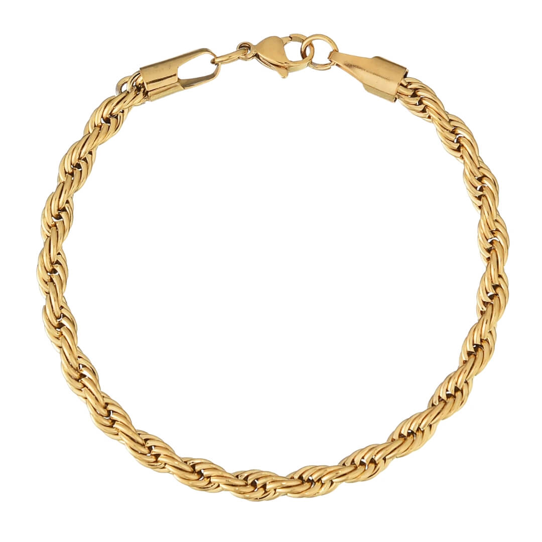 Cuerda Bracelet (Gold Plated) | Luvesina