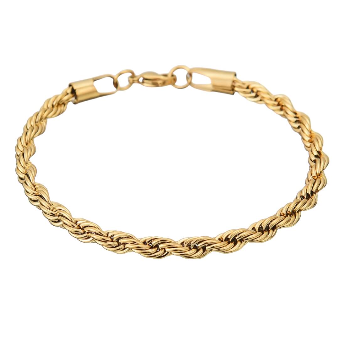 Cuerda Bracelet (Gold Plated) | Luvesina