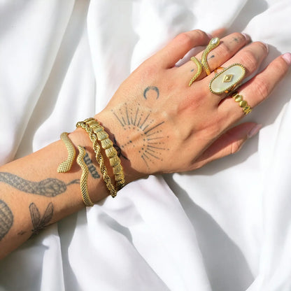 Cuerda Bracelet (Gold Plated) | Luvesina