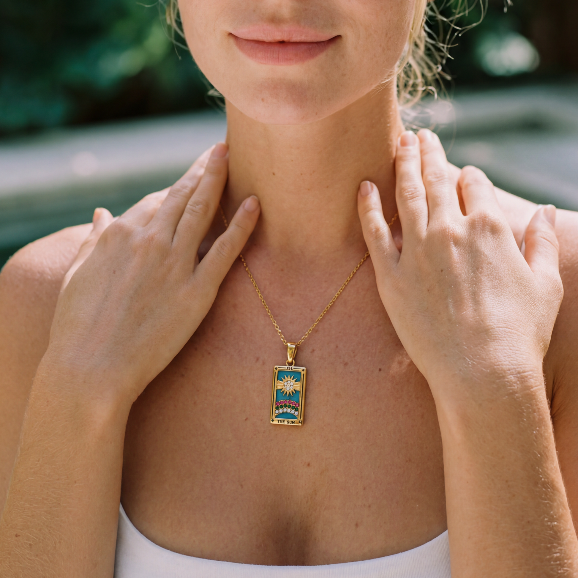 Collection Tarot - Necklaces with Pendants of the Cartas (18K Gold Plated) | Luvesina