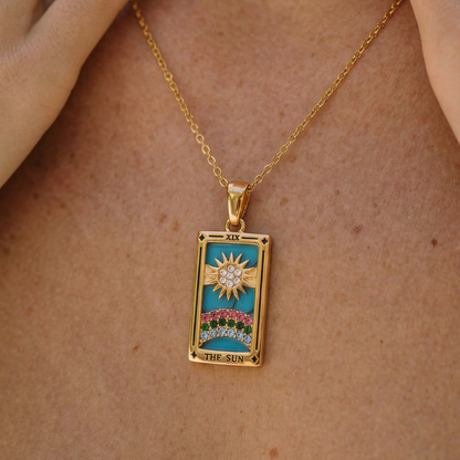 Collection Tarot - Necklaces with Pendants of the Cartas (18K Gold Plated) | Luvesina